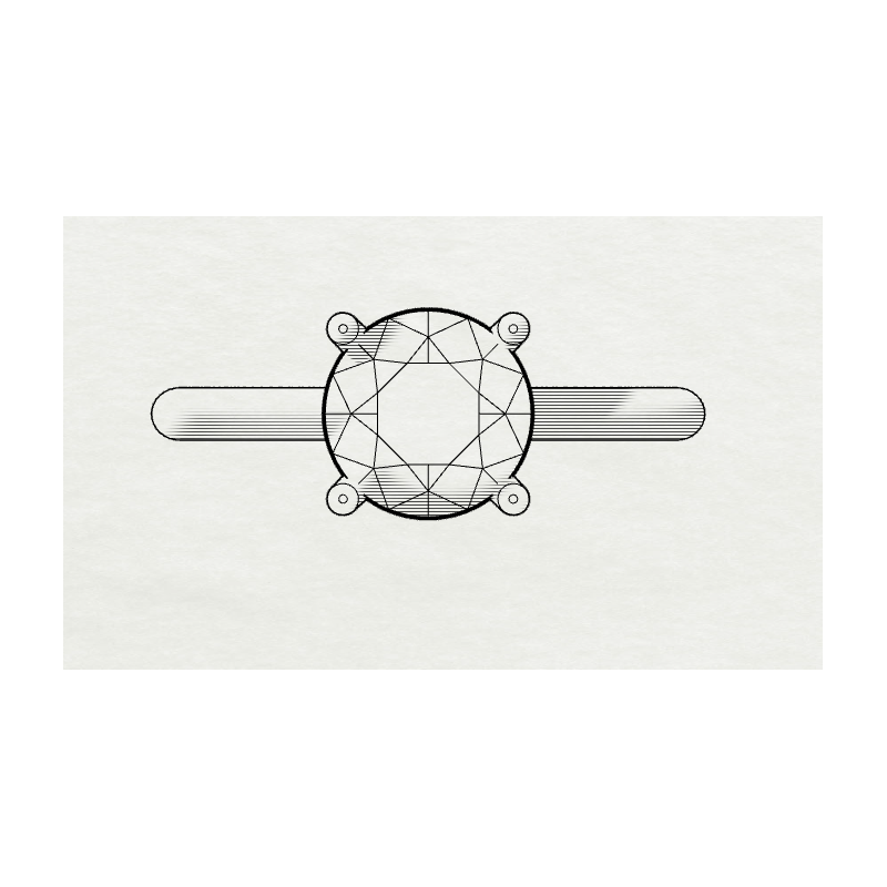 SOLITAIRE DIAMANT FORME POIRE 1