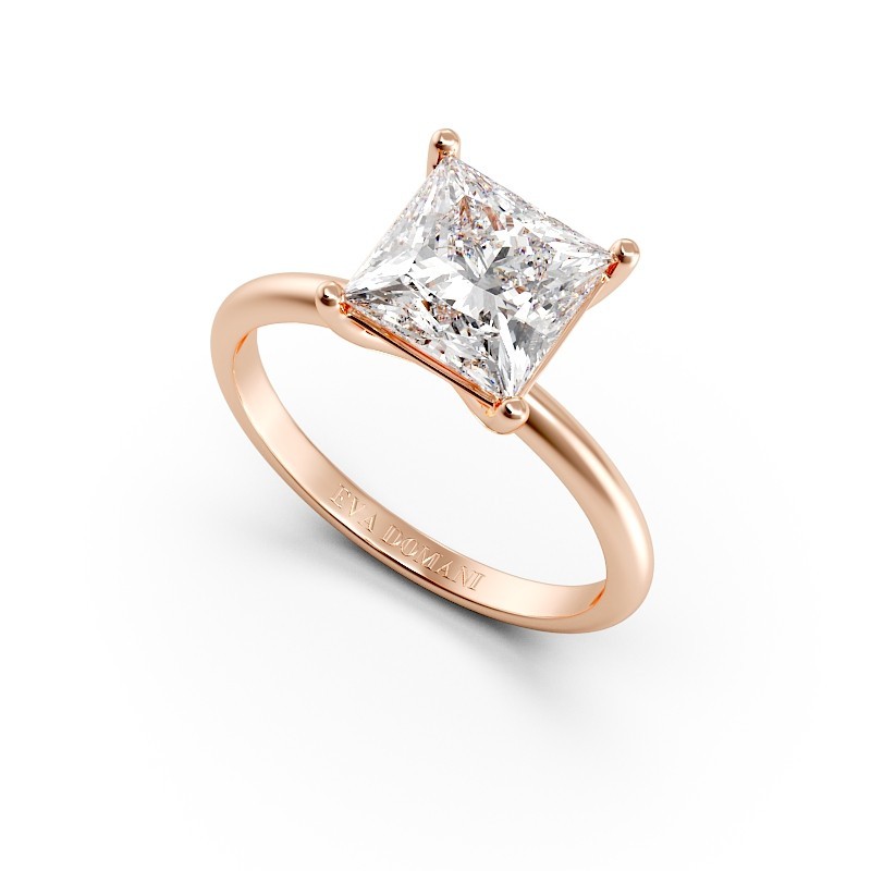 SOLITAIRE DIAMANT FORME POIRE 1