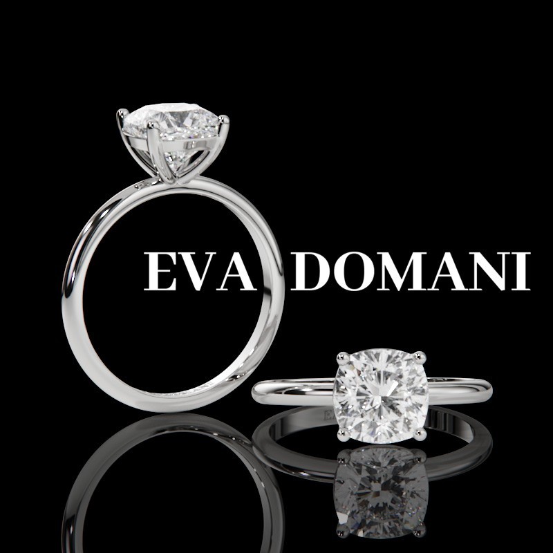 SOLITAIRE DIAMANT FORME POIRE 1