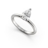SOLITAIRE DIAMANT FORME POIRE 1