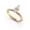 SOLITAIRE DIAMANT FORME POIRE 1
