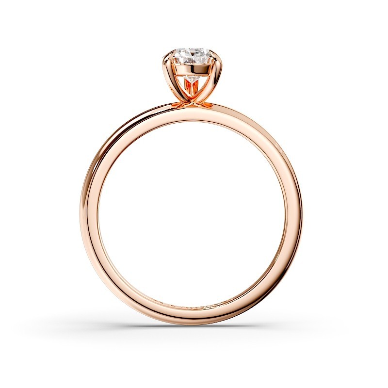 SOLITAIRE DIAMANT FORME POIRE 1