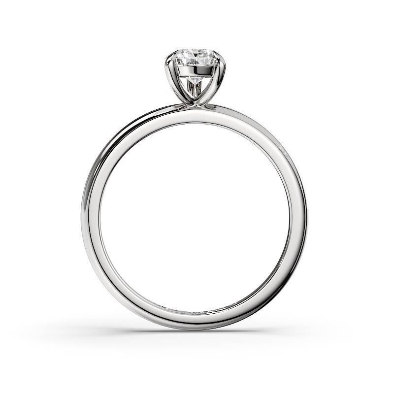 SOLITAIRE DIAMANT FORME POIRE 1