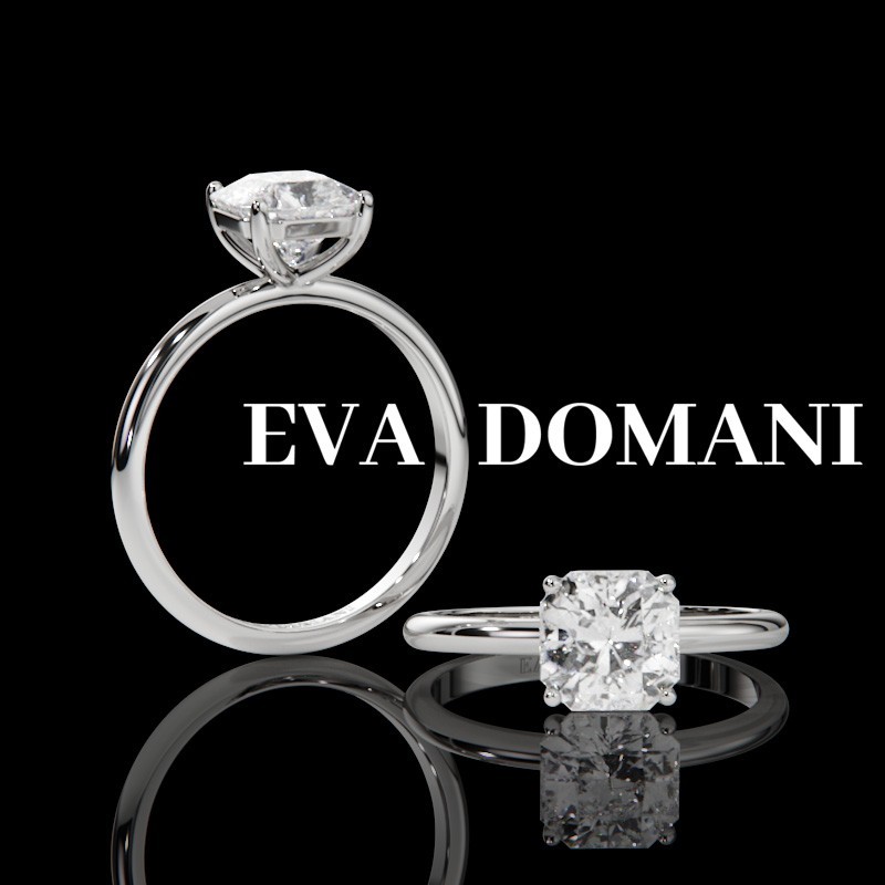 SOLITAIRE DIAMANT FORME POIRE 1