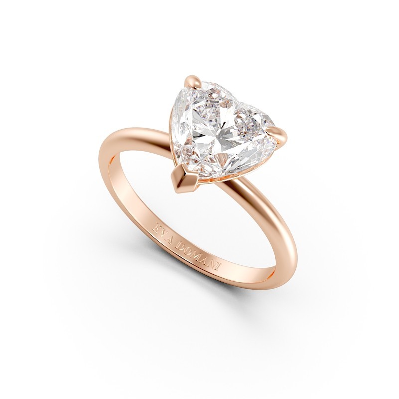 SOLITAIRE DIAMANT FORME POIRE 1