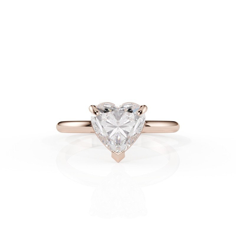 SOLITAIRE DIAMANT FORME POIRE 1