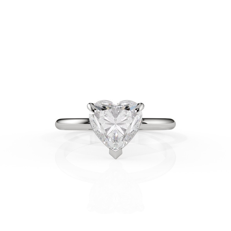 SOLITAIRE DIAMANT FORME POIRE 1