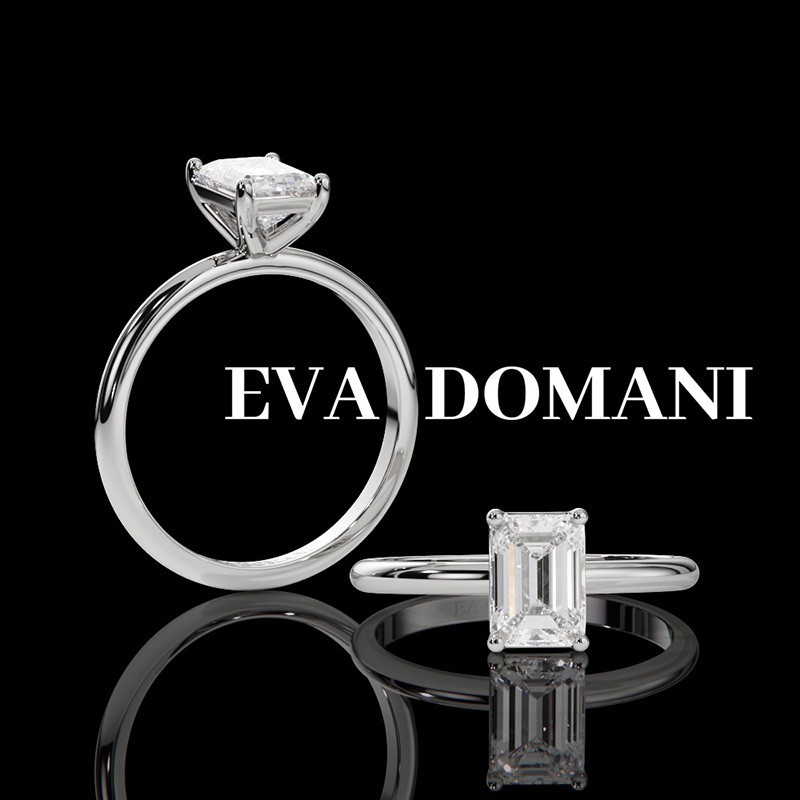 SOLITAIRE DIAMANT FORME POIRE 1