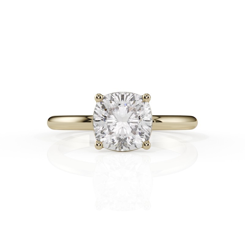 SOLITAIRE DIAMANT FORME POIRE 1