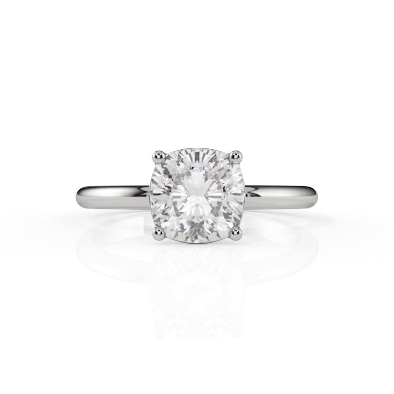 SOLITAIRE DIAMANT FORME POIRE 1