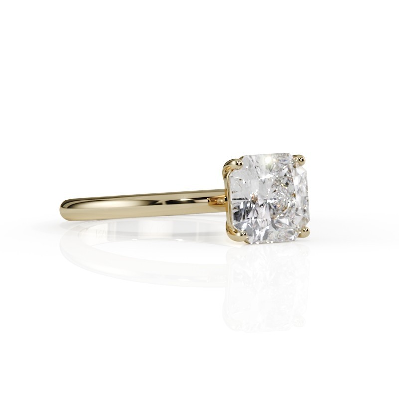 SOLITAIRE DIAMANT FORME POIRE 1