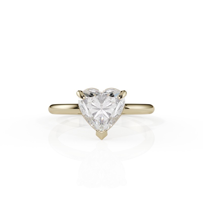 SOLITAIRE DIAMANT FORME POIRE 1