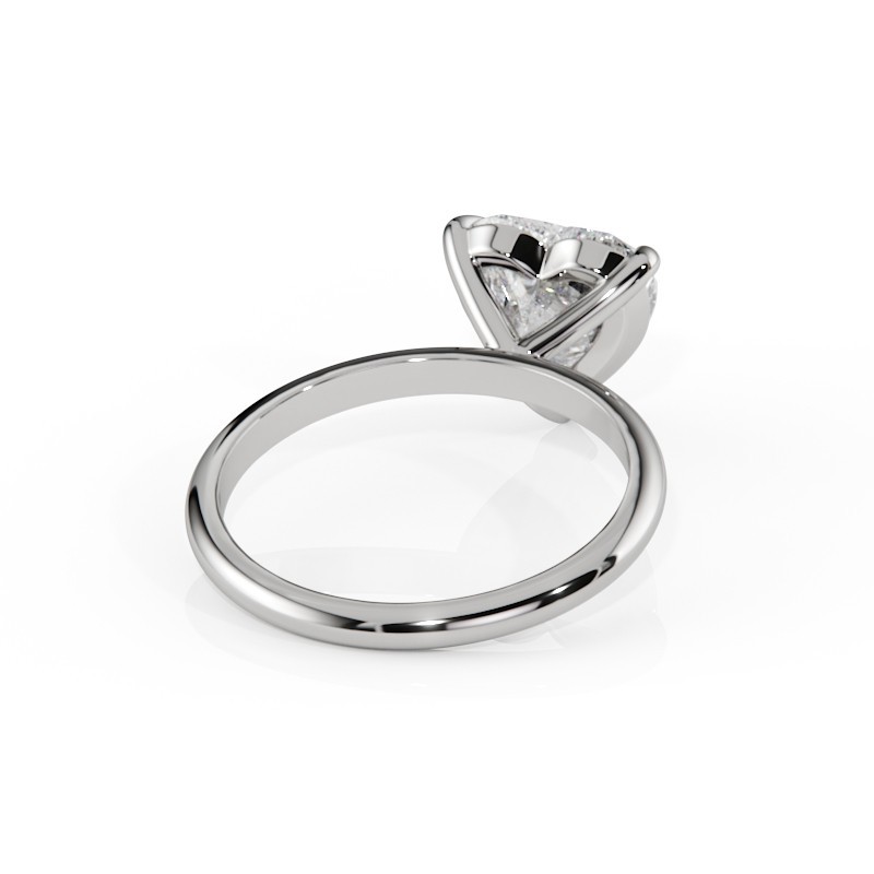 SOLITAIRE DIAMANT FORME POIRE 1