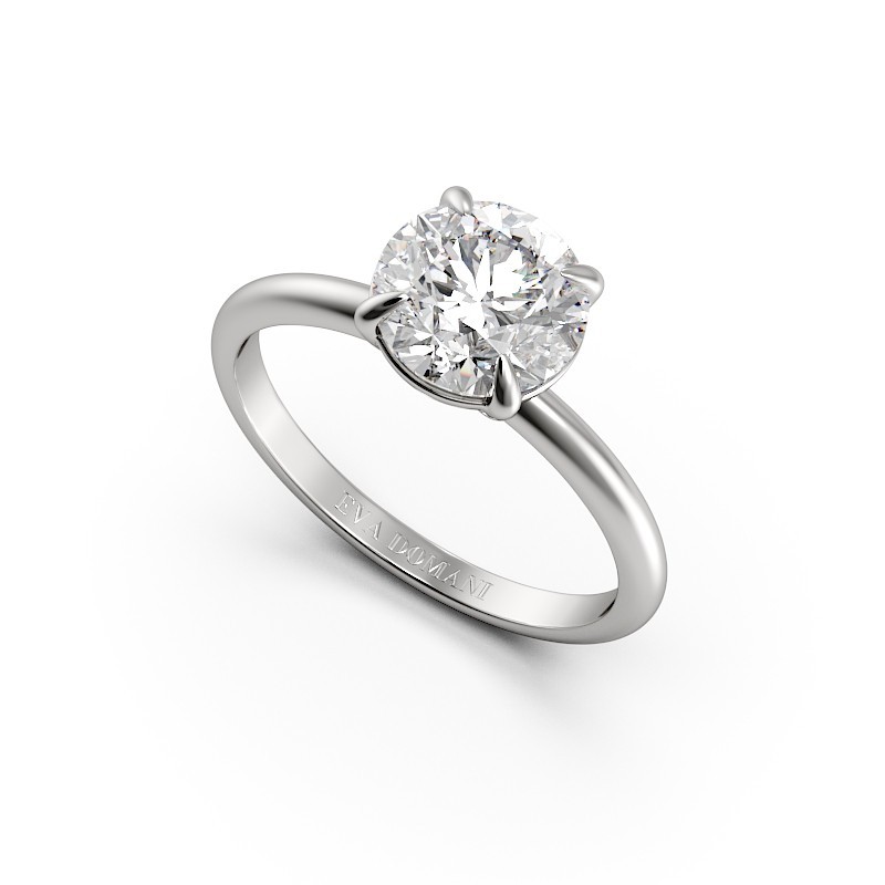 SOLITAIRE DIAMANT FORME POIRE 1