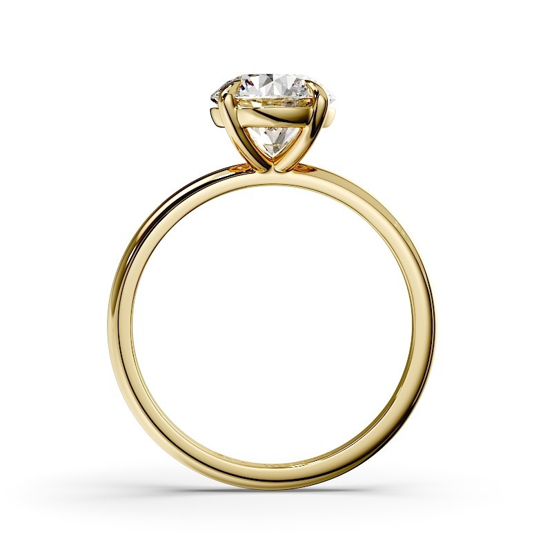 SOLITAIRE DIAMANT FORME POIRE 1