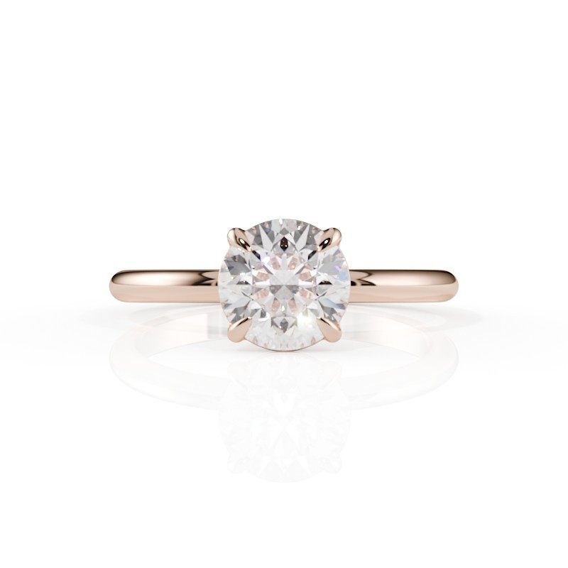 SOLITAIRE DIAMANT FORME POIRE 1