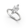 SOLITAIRE DIAMANT FORME POIRE 1