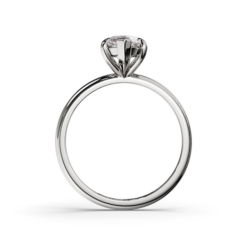 SOLITAIRE DIAMANT FORME POIRE 1