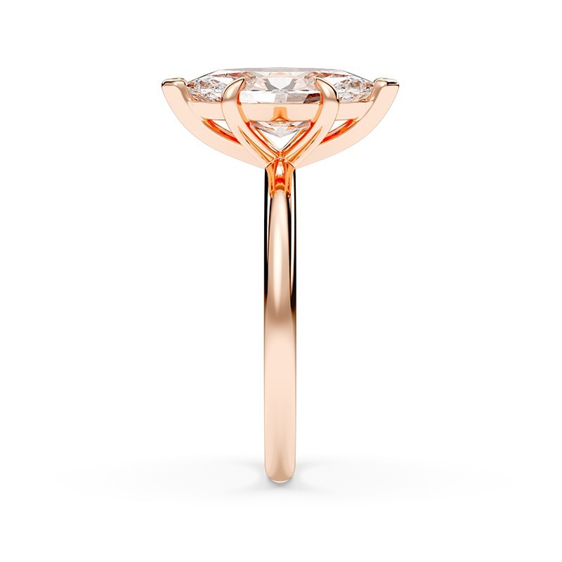 SOLITAIRE DIAMANT FORME POIRE 1