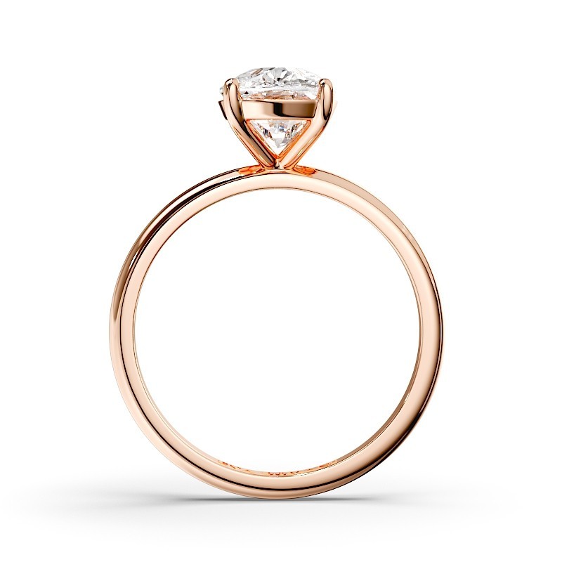 SOLITAIRE DIAMANT FORME POIRE 1