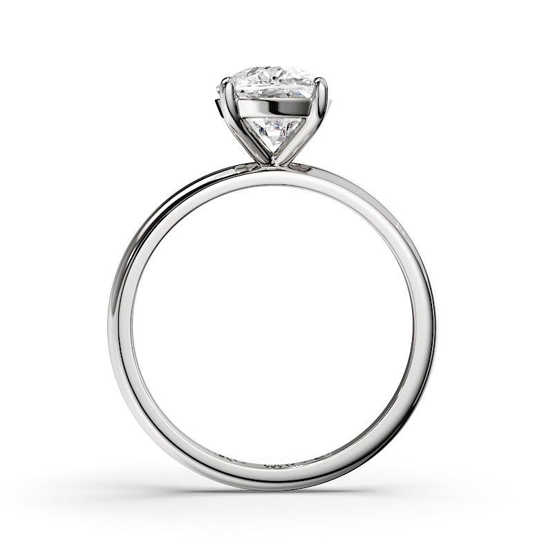 SOLITAIRE DIAMANT FORME POIRE 1