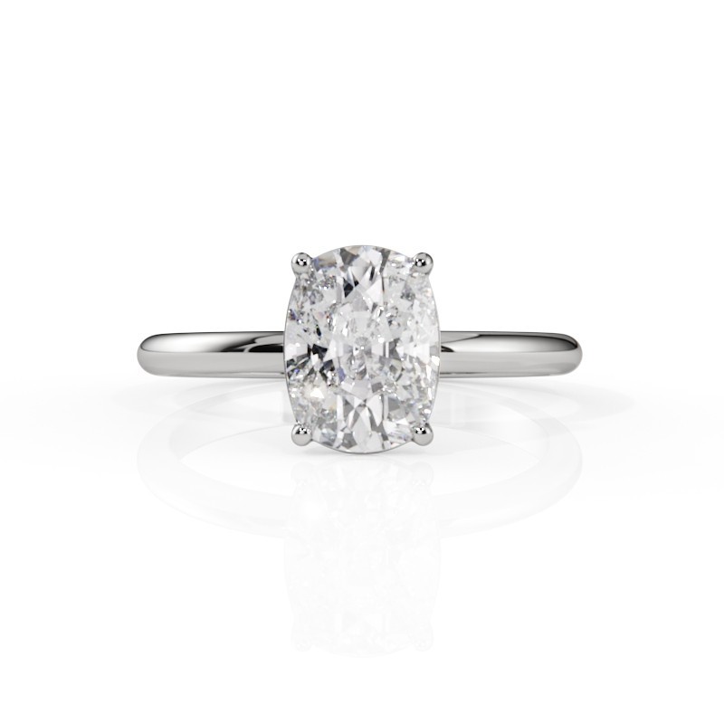 SOLITAIRE DIAMANT FORME POIRE 1