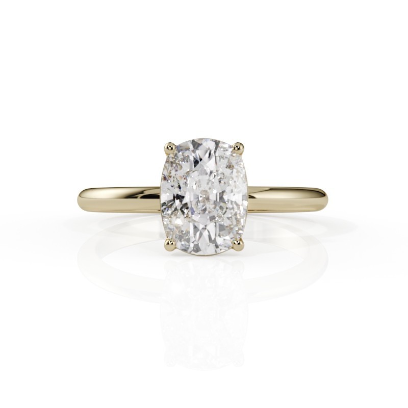 SOLITAIRE DIAMANT FORME POIRE 1