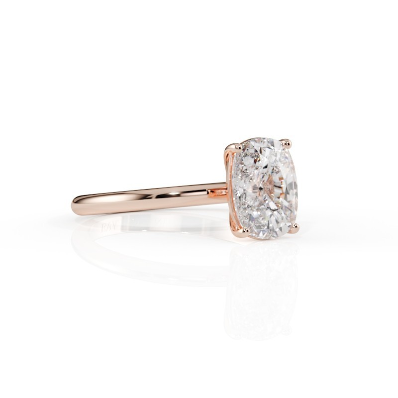 SOLITAIRE DIAMANT FORME POIRE 1