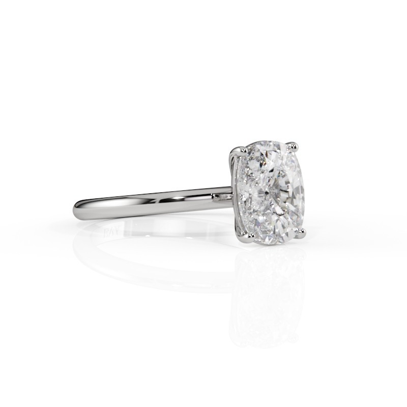 SOLITAIRE DIAMANT FORME POIRE 1