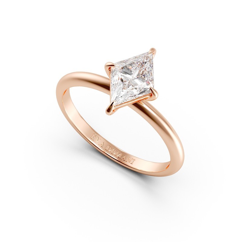 SOLITAIRE DIAMANT FORME POIRE 1