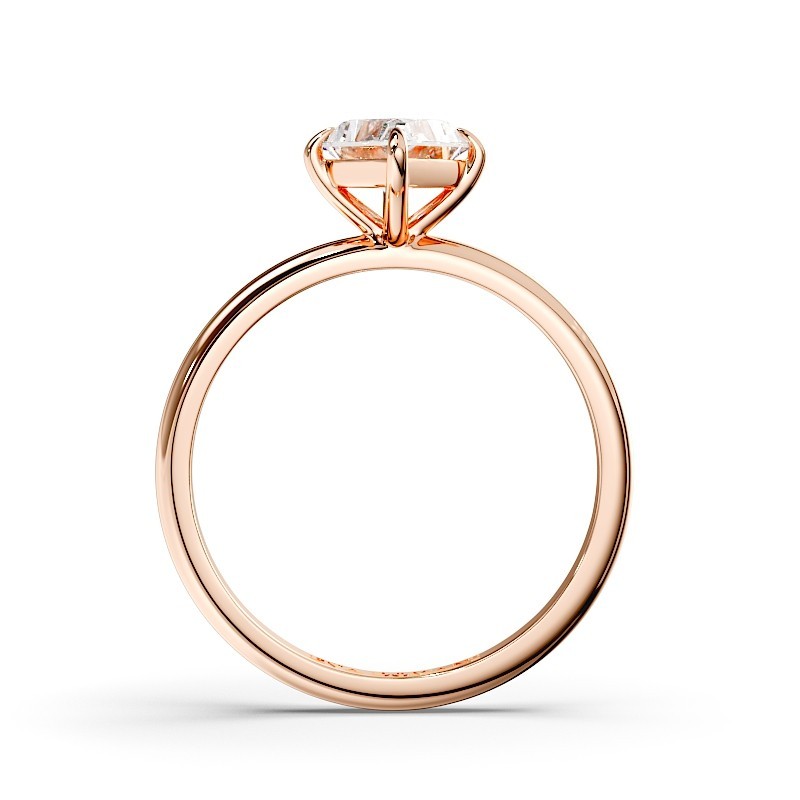 SOLITAIRE DIAMANT FORME POIRE 1