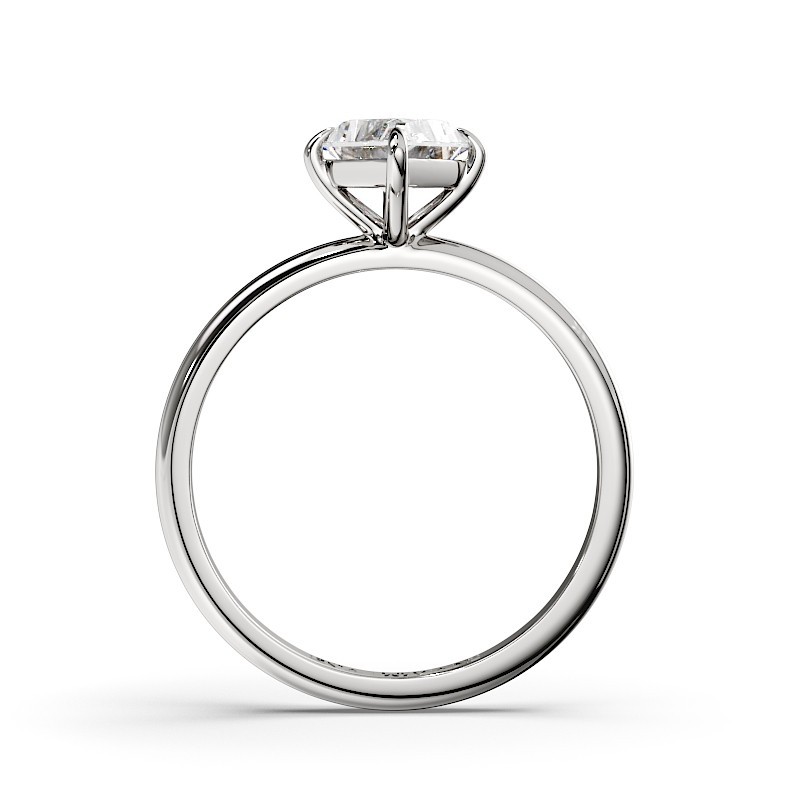 SOLITAIRE DIAMANT FORME POIRE 1