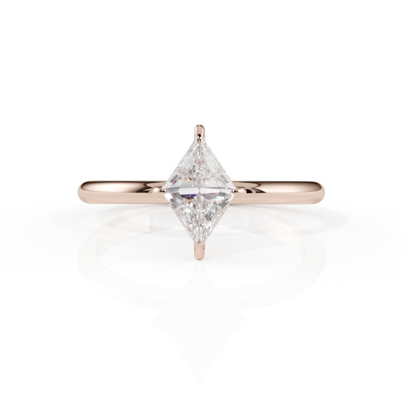 SOLITAIRE DIAMANT FORME POIRE 1