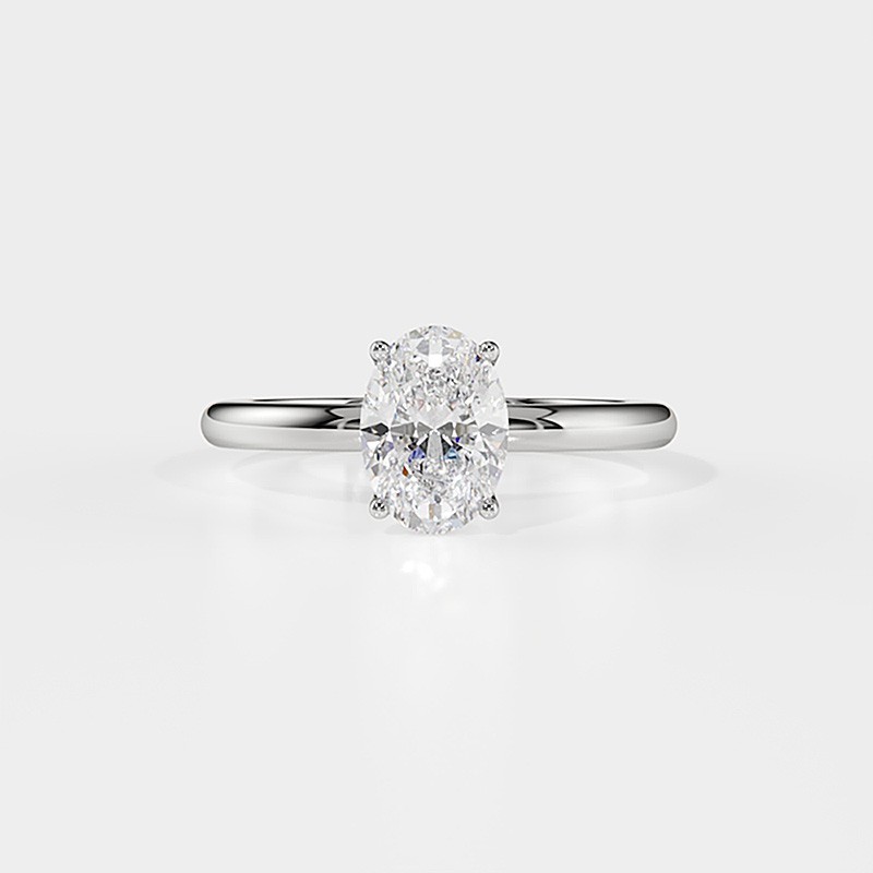 SOLITAIRE DIAMANT FORME POIRE 1