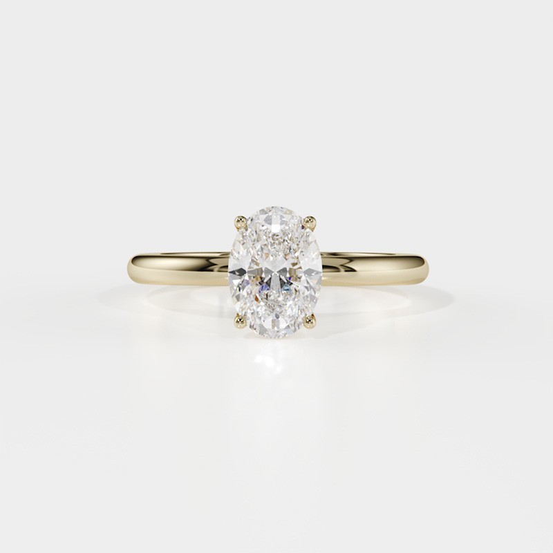 SOLITAIRE DIAMANT FORME POIRE 1