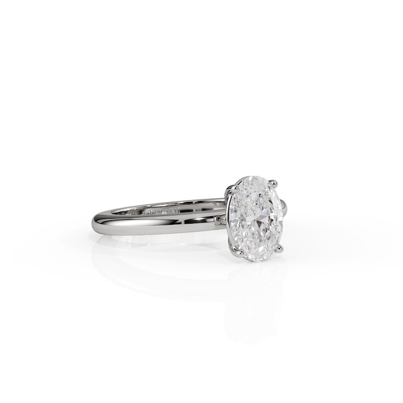 SOLITAIRE DIAMANT FORME POIRE 1