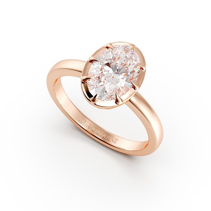 SOLITAIRE DIAMANT FORME POIRE 1