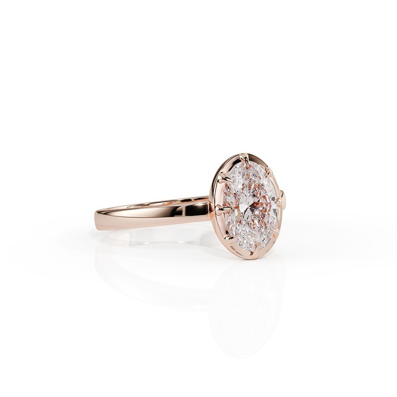 SOLITAIRE DIAMANT FORME POIRE 1