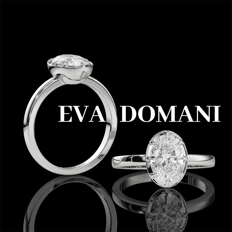 SOLITAIRE DIAMANT FORME POIRE 1