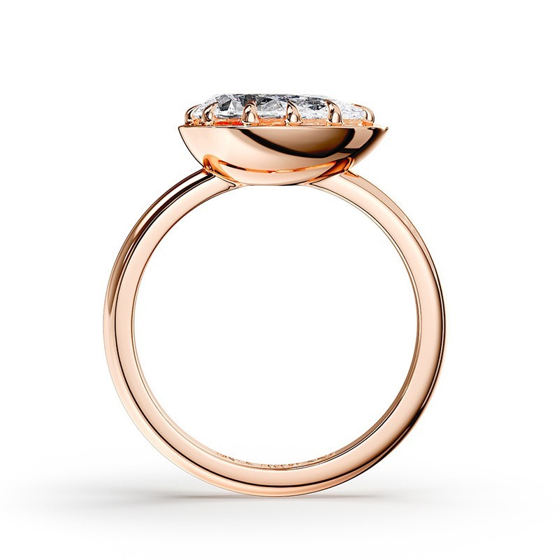 SOLITAIRE DIAMANT FORME POIRE 1