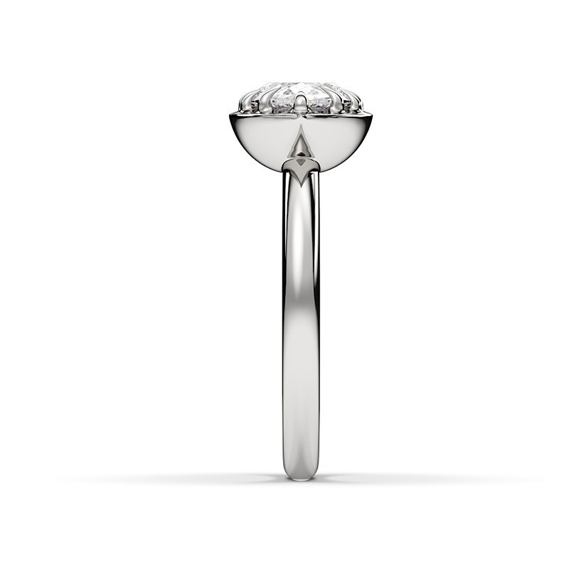SOLITAIRE DIAMANT FORME POIRE 1