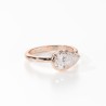 SOLITAIRE DIAMANT FORME POIRE 1