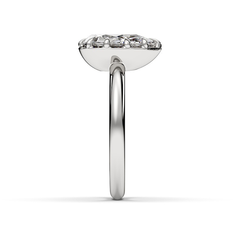 SOLITAIRE DIAMANT FORME POIRE 1