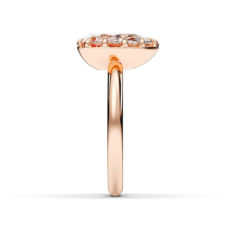 SOLITAIRE DIAMANT FORME POIRE 1