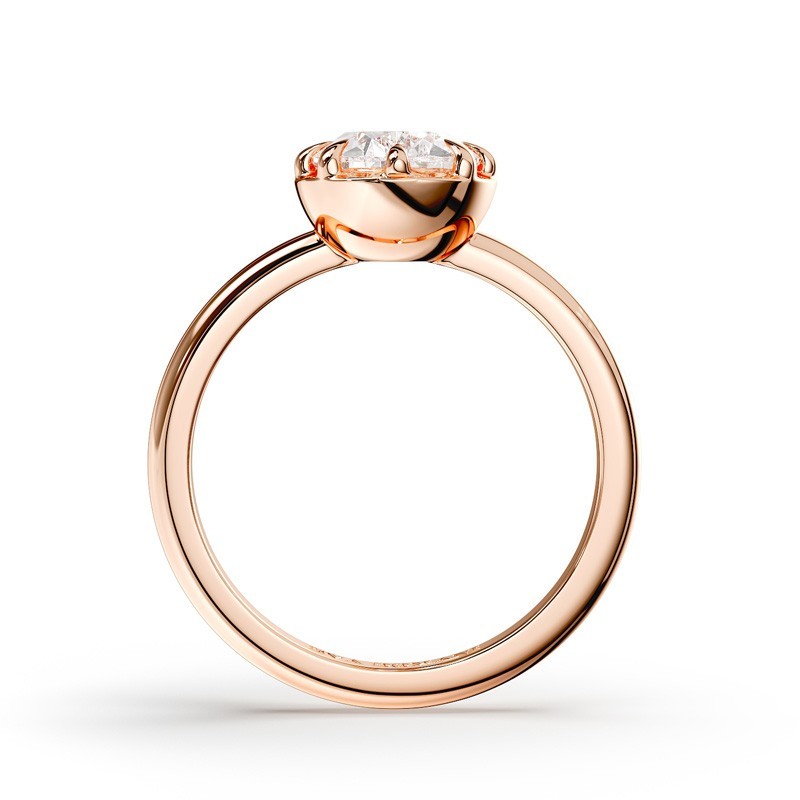 SOLITAIRE DIAMANT FORME POIRE 1