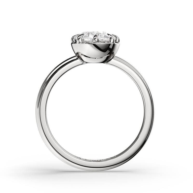 SOLITAIRE DIAMANT FORME POIRE 1