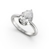 SOLITAIRE DIAMANT FORME POIRE 1