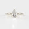 SOLITAIRE DIAMANT FORME POIRE