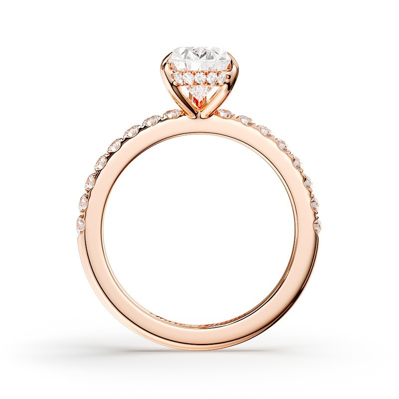 SOLITAIRE DIAMANT FORME POIRE