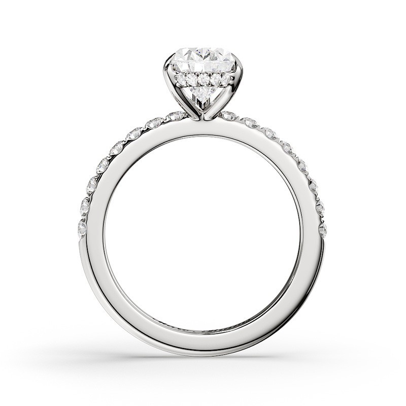 SOLITAIRE DIAMANT FORME POIRE